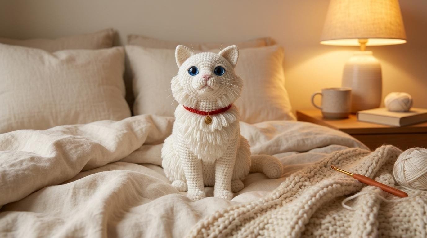 Realistic Tabby Cat Crochet Pattern, Amigurumi Kitten PDF Tutorial