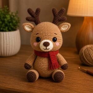 rein deer crochet pdf guide