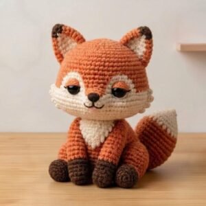 Rustic Fox Amigurumi crochet pdf guide
