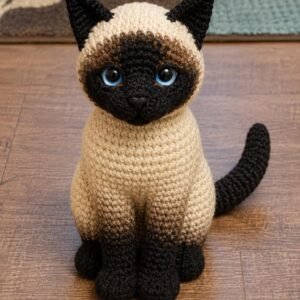 Siamese Cat crochet pdf guide