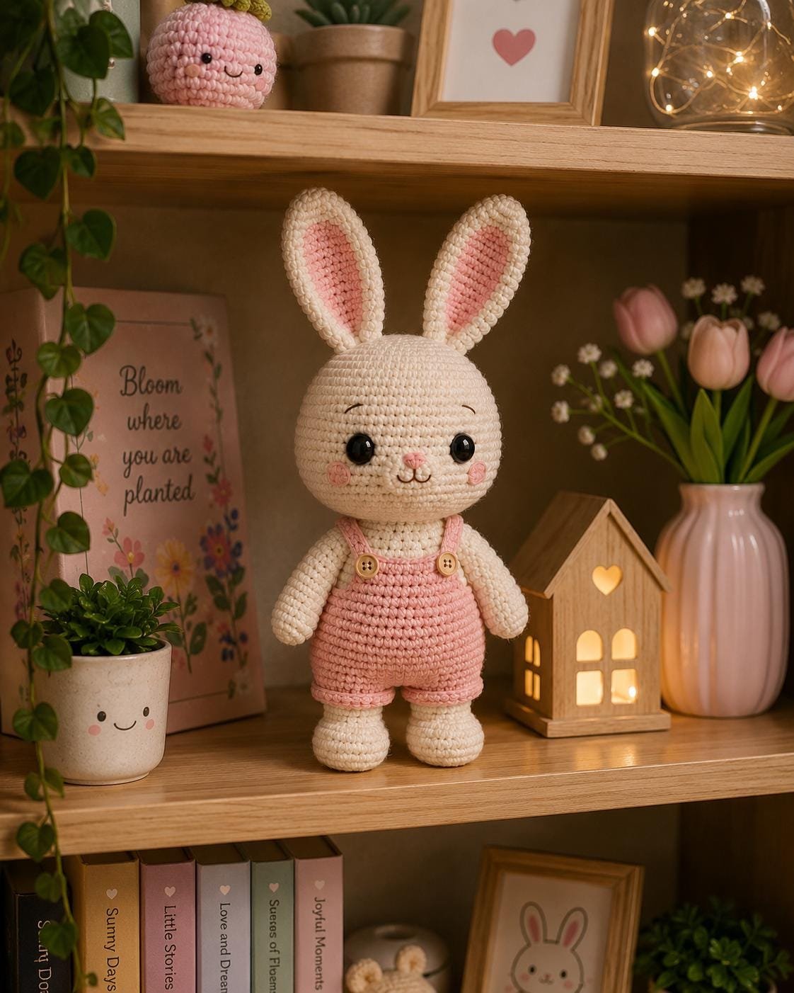 Spring Bunny crochet Pattern pdf guide