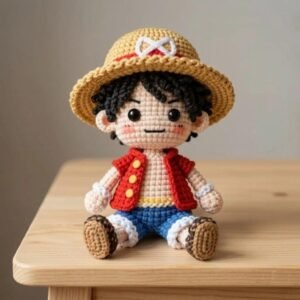 Straw Hat Voyager Amigurumi Doll PDF Guide