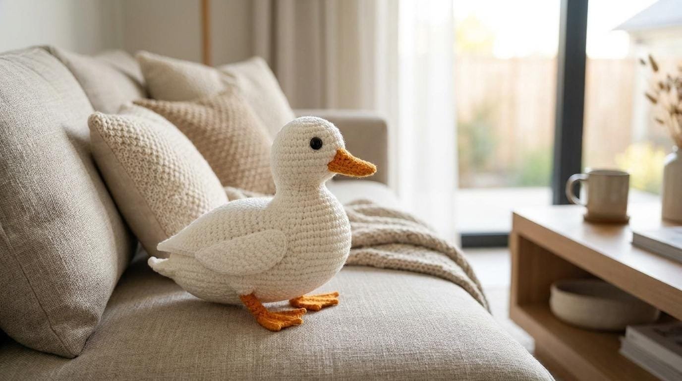 The Amigurumi Duckling crochet pdf guide