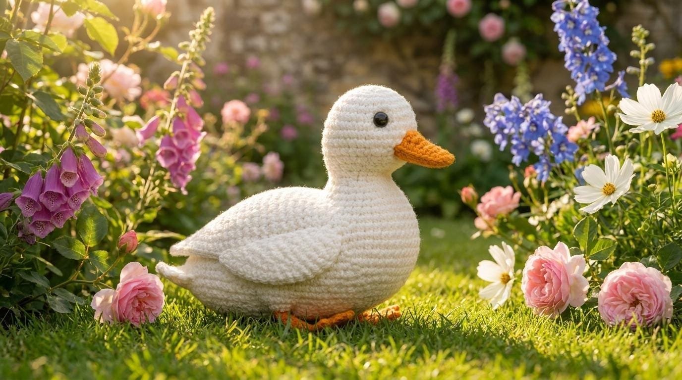 The Amigurumi Duckling crochet pdf guide