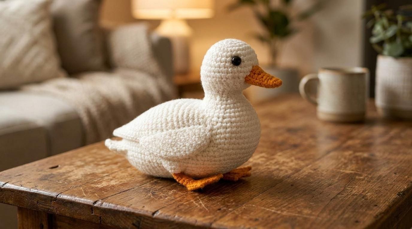 The Amigurumi Duckling crochet pdf guide