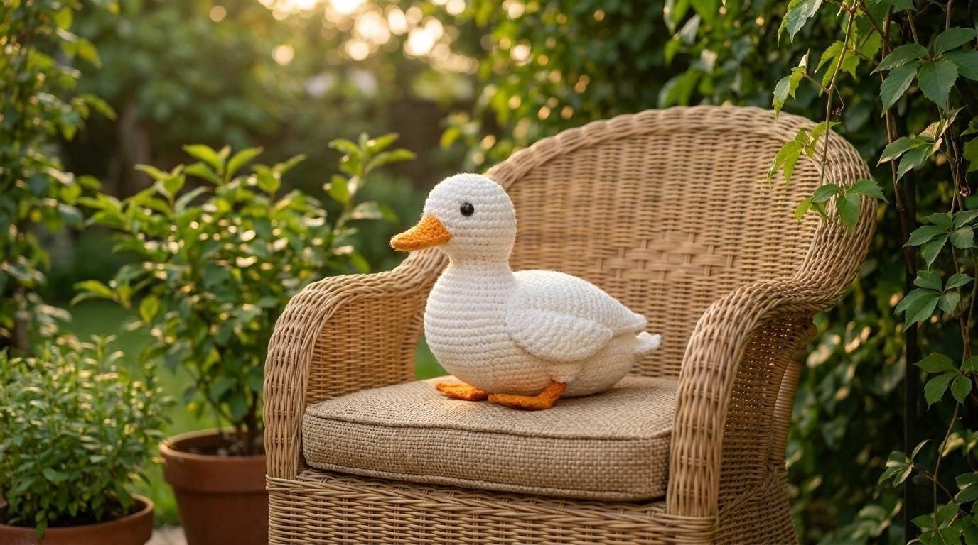 The Amigurumi Duckling crochet pdf guide