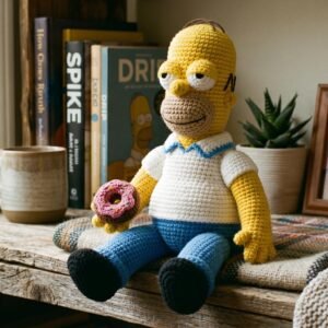 The Amigurumi Patriarch of Springfield | Homer Simpson amigurumi figure PDF Guide