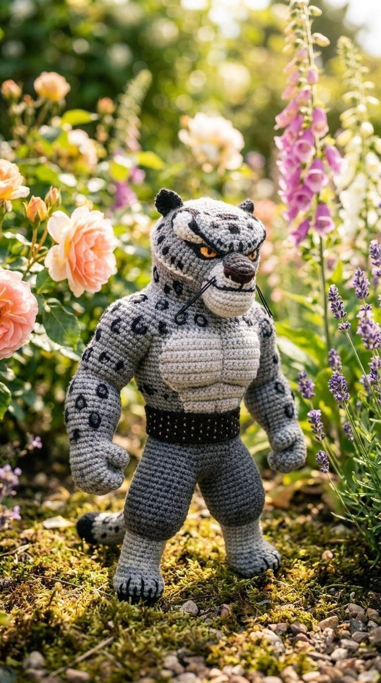 The Amigurumi Tai Lung Warrior PDF GUIDE