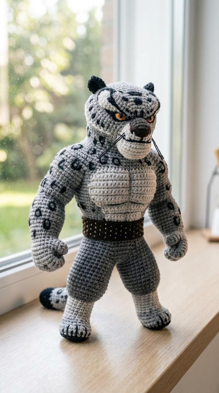 The Amigurumi Tai Lung Warrior PDF GUIDE