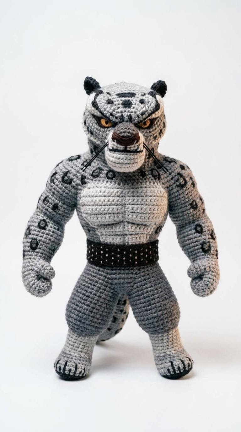 The Amigurumi Tai Lung Warrior PDF GUIDE