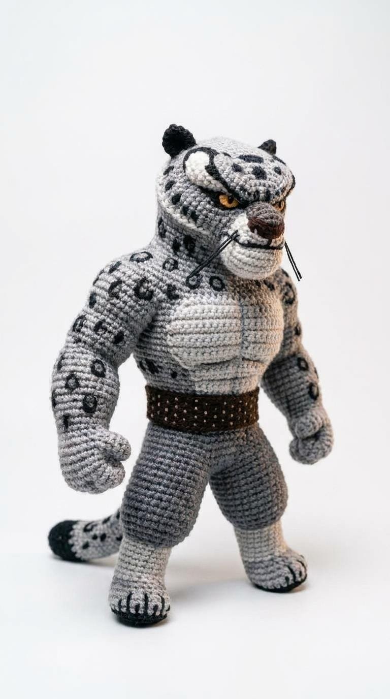 The Amigurumi Tai Lung Warrior PDF GUIDE