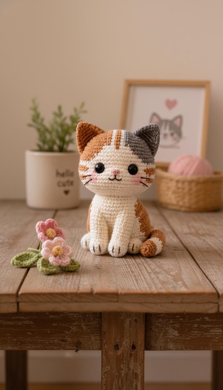The Cozy Window Calico Cat