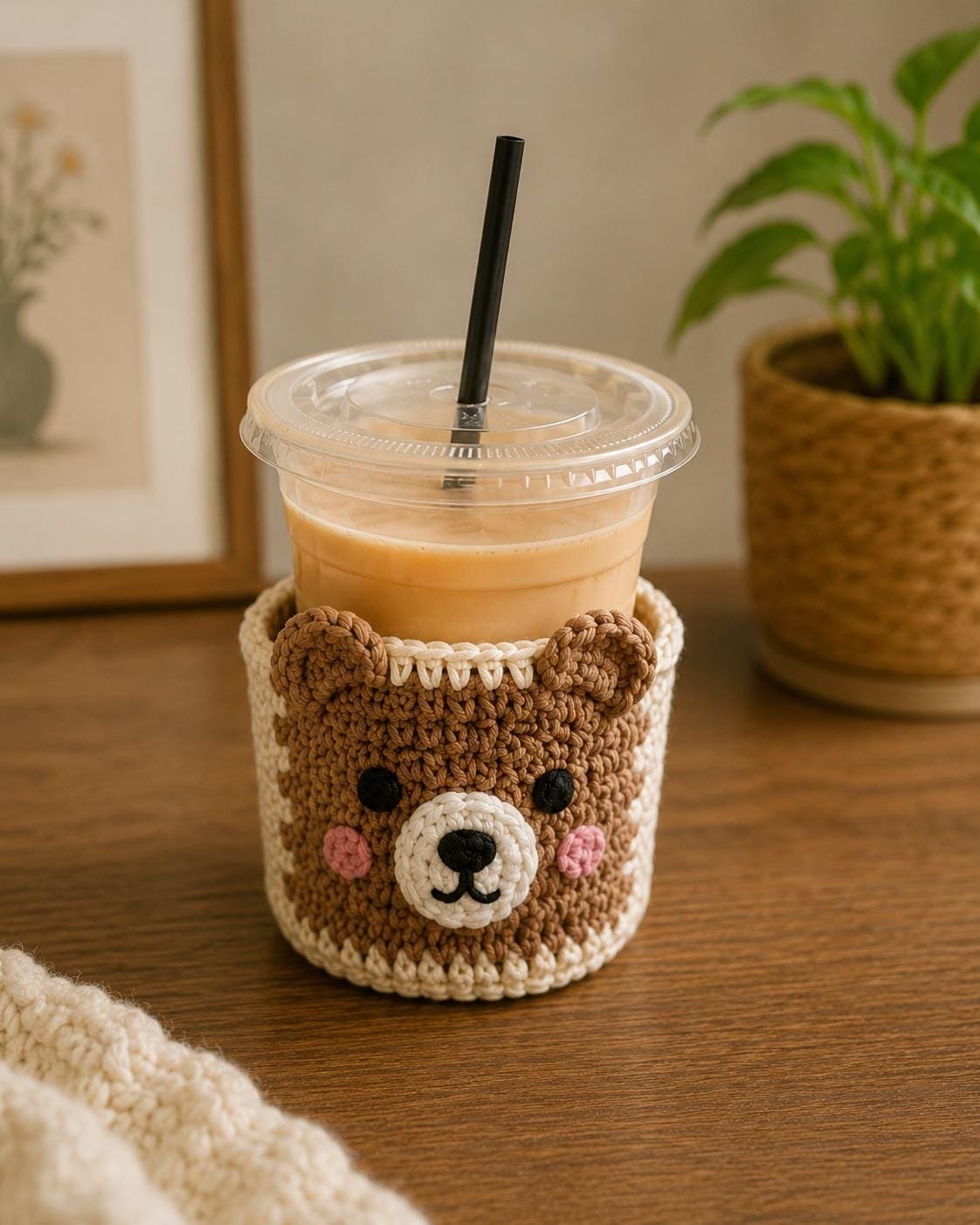 The Crocheted Animal Cup Cozy pdf guide
