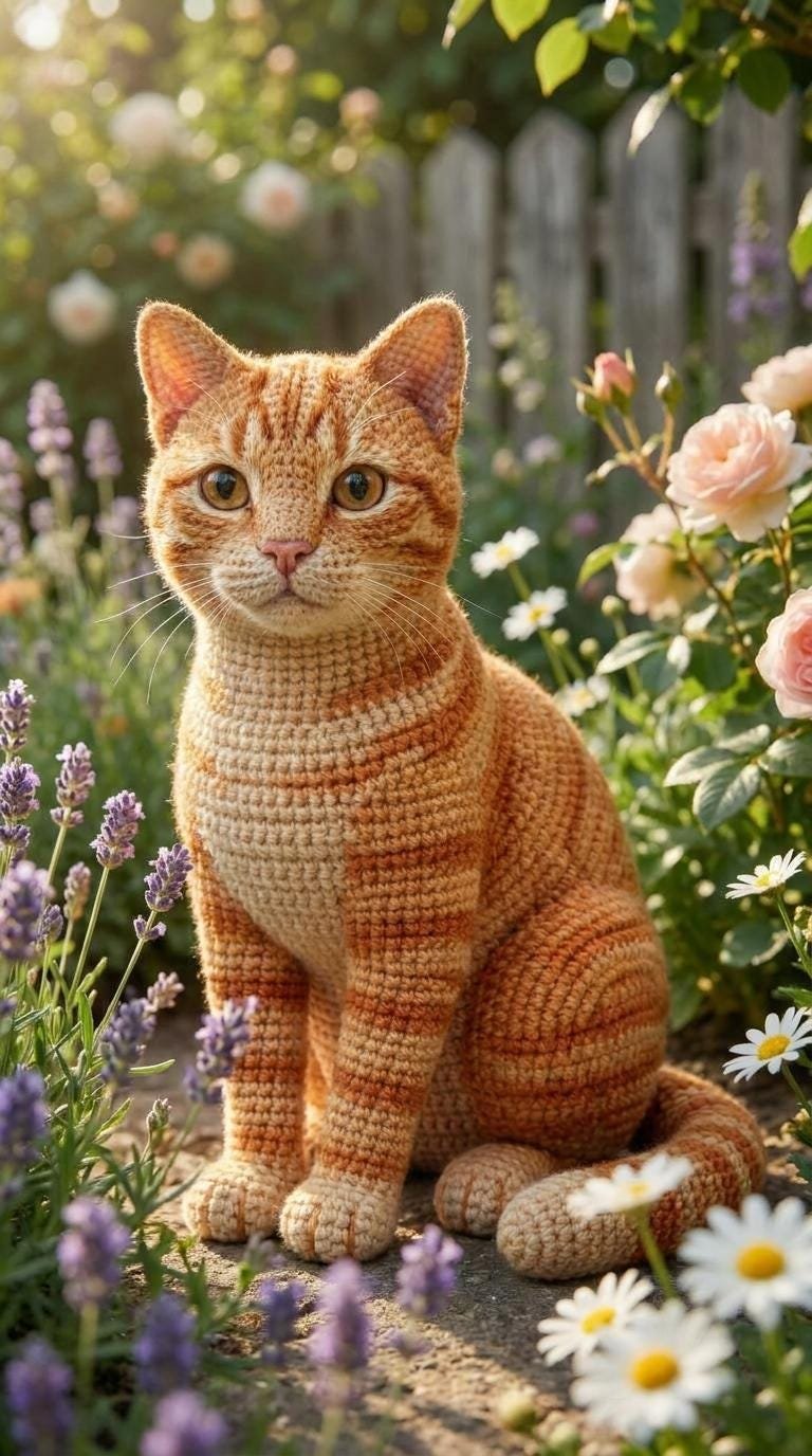 The Crocheted Ginger Tabby PDF GUIDE