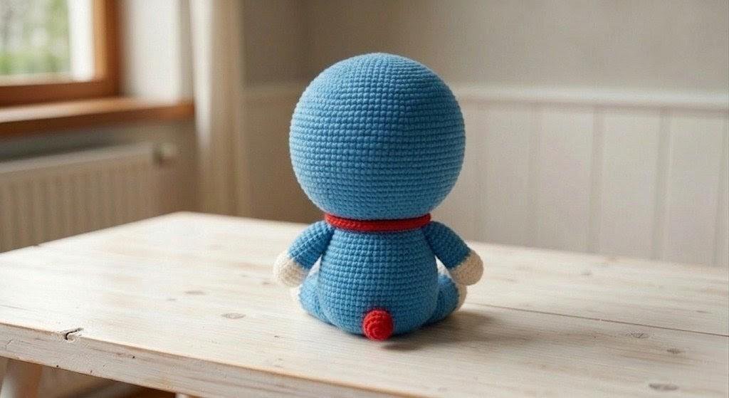 The Earless robotic Cat: Realistic Doraemon Amigurumi Crochet Pattern PDF Guide