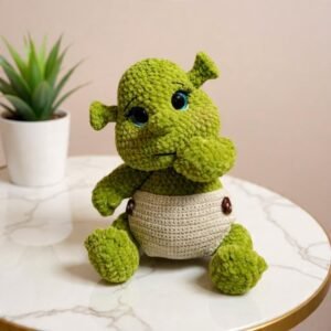 The Friendly Ogre Amigurumi Stuffed Toy| Beginner Friendly Guide