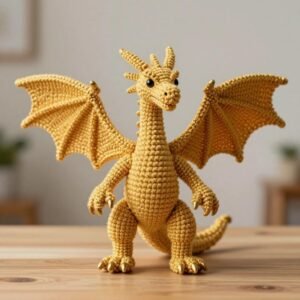 The Gilded Wyrm Crochet Dragon PDF Guide
