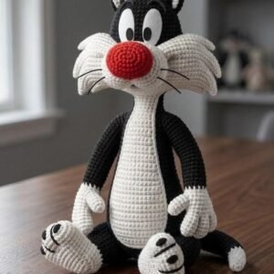 The Hand-Stitched Sylvester Amigurumi PDF Guide