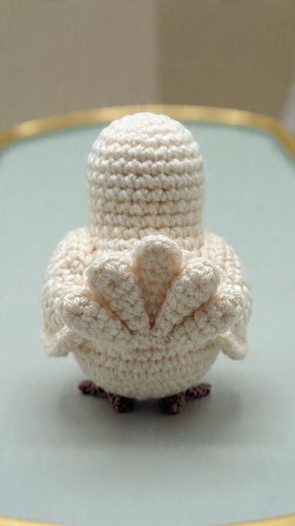 The Ivory Amigurumi Fledgling Crochet | Baby Chick Pattern | Beginner Friendly Guide PDF