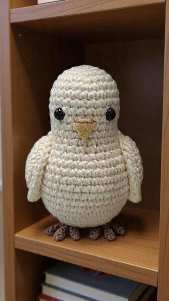 The Ivory Amigurumi Fledgling Crochet | Baby Chick Pattern | Beginner Friendly Guide PDF