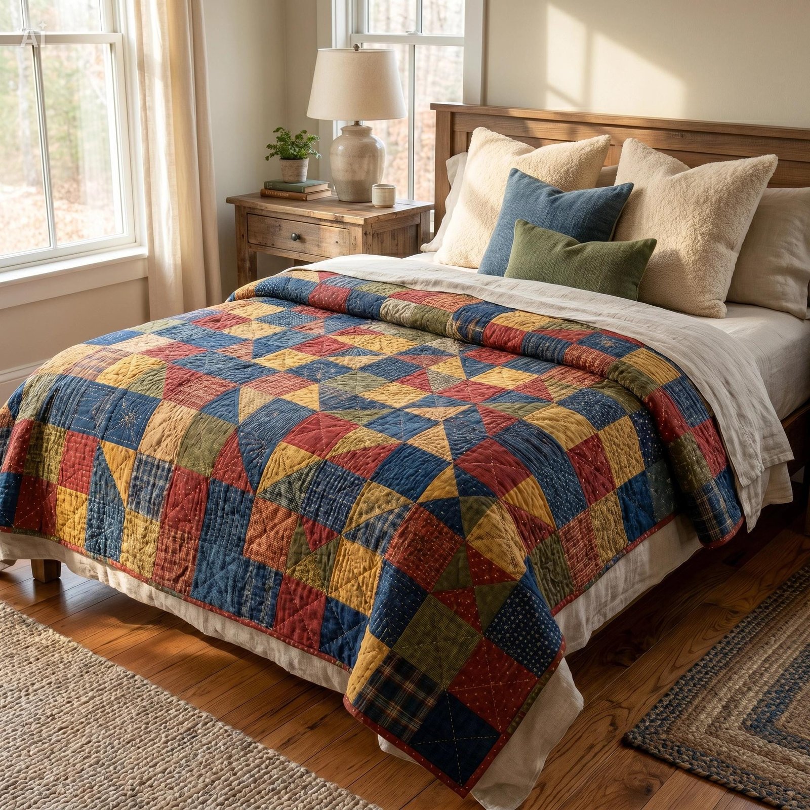 The Patchwork Hearth: A Study in Rustic Comfort PDF Guide
