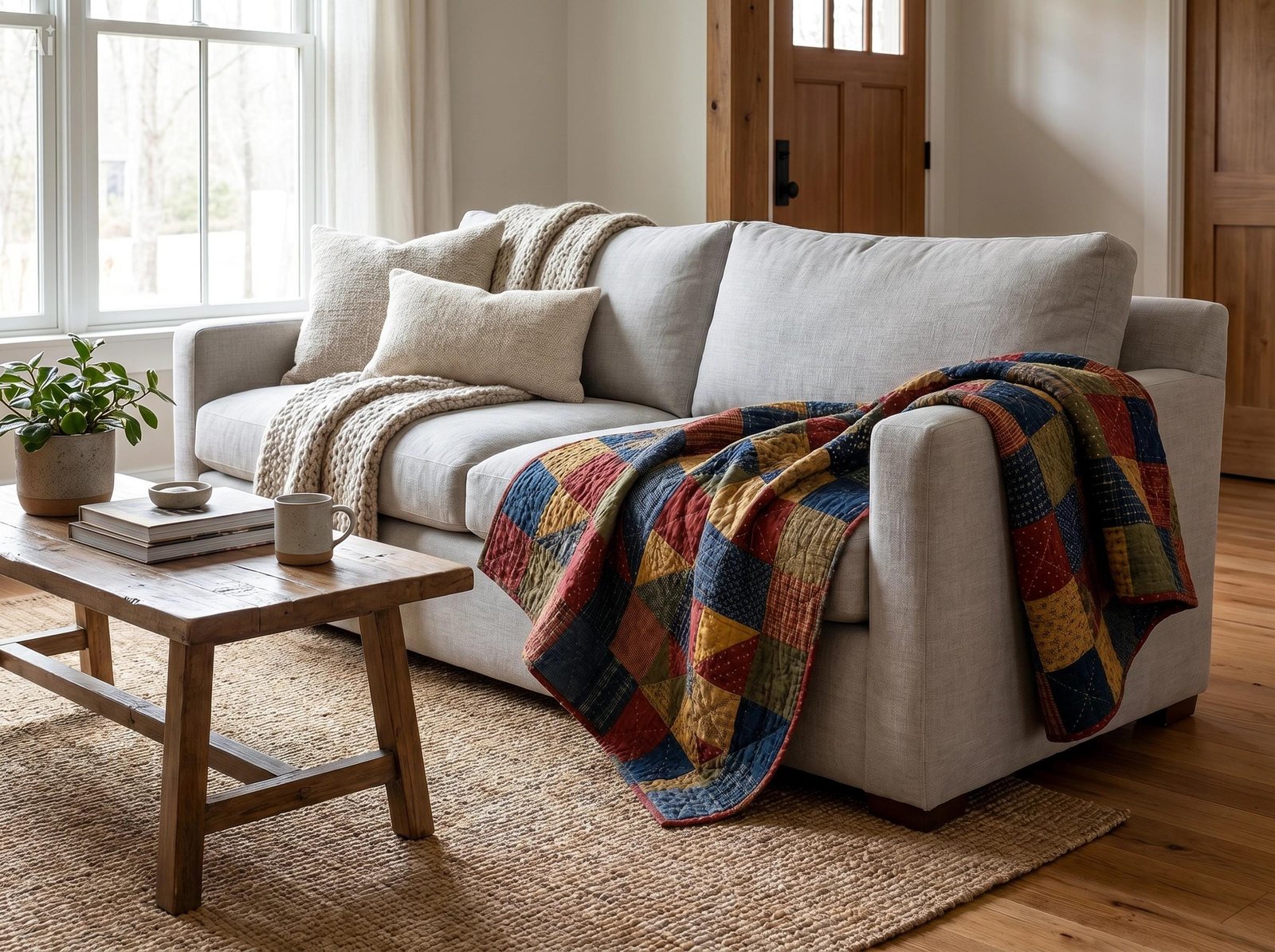 The Patchwork Hearth: A Study in Rustic Comfort PDF Guide