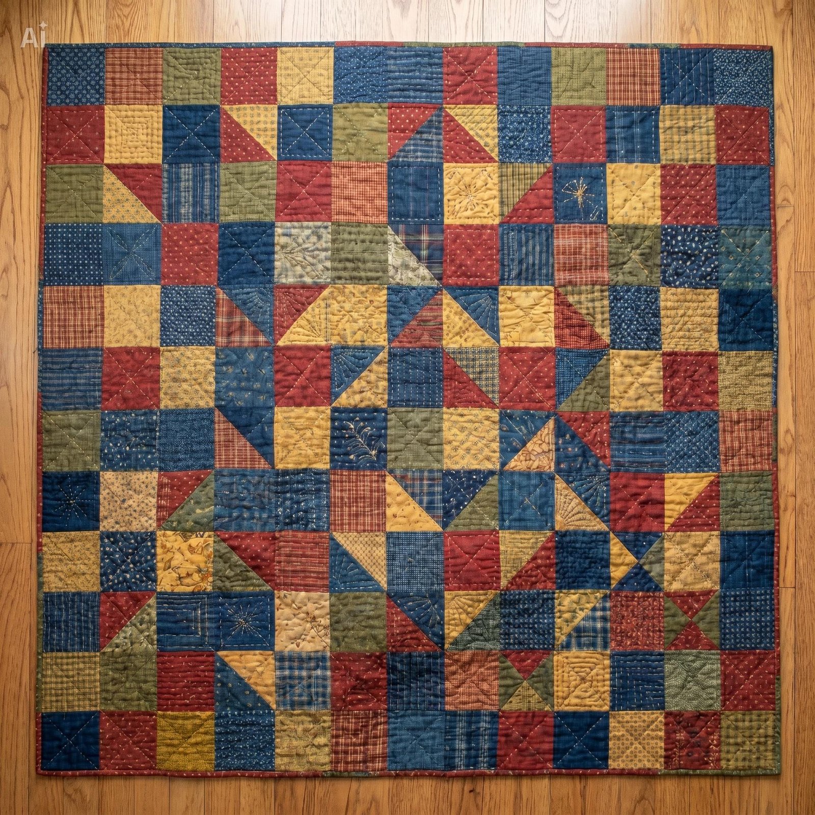 The Patchwork Hearth: A Study in Rustic Comfort PDF Guide