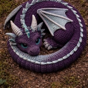 The Sleeping Amigurumi Dragon| Beginner Friendly PDF Guide