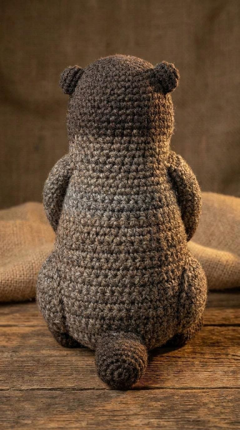 The Woodland Whispers Marmot: A Rustic Crochet Amigurumi PDF GUIDE