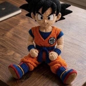 The Woven Warrior: A Goku Amigurumi Portrait PDF Guide