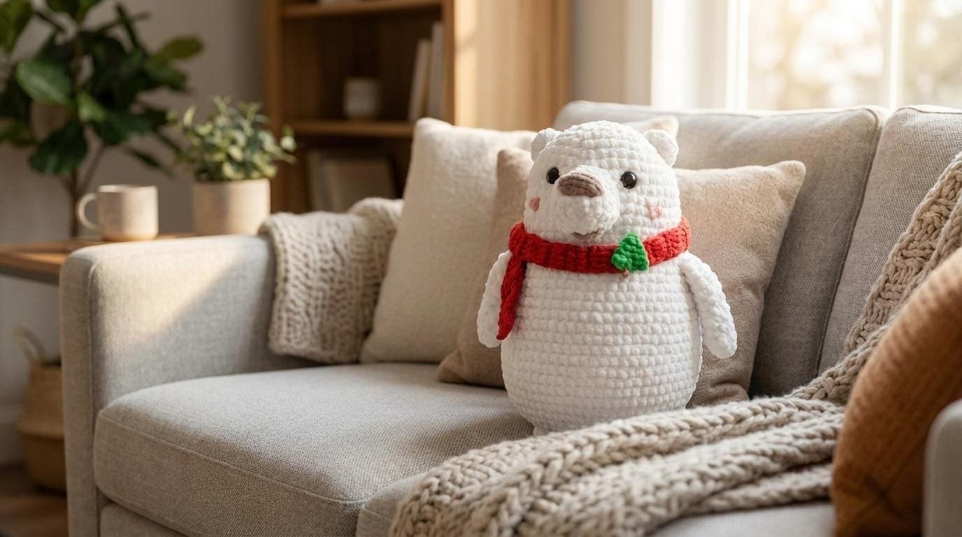 Winter_Polar_Bear crochet pdf guide
