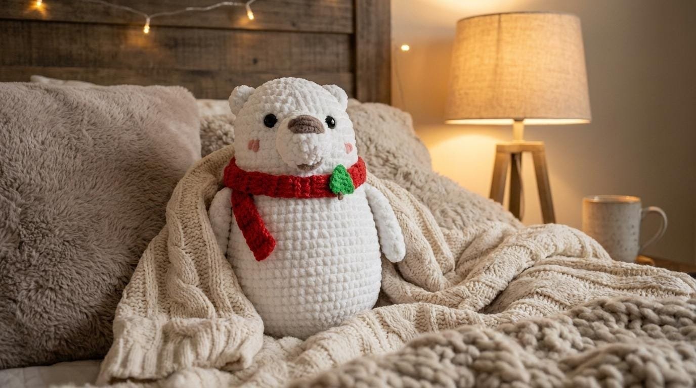 Winter_Polar_Bear crochet pdf guide